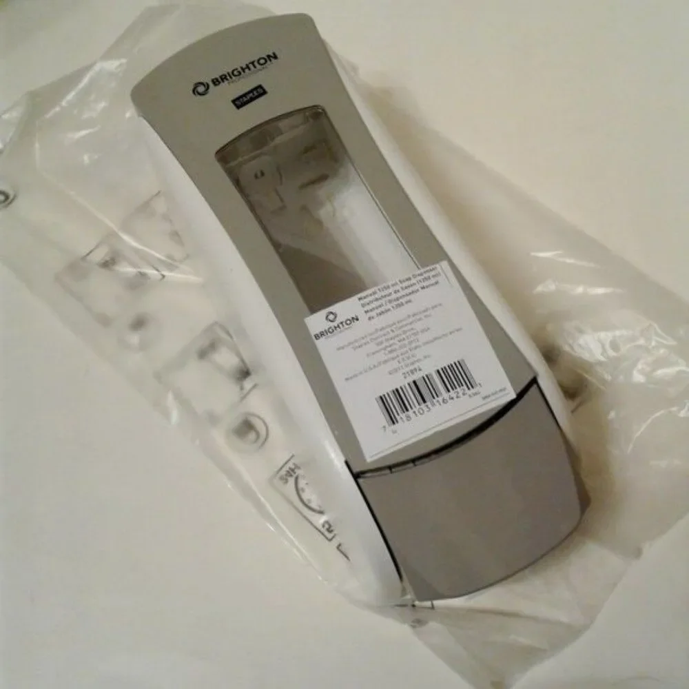 Brighton Professional™  Foam Soap Dispenser White/Gray